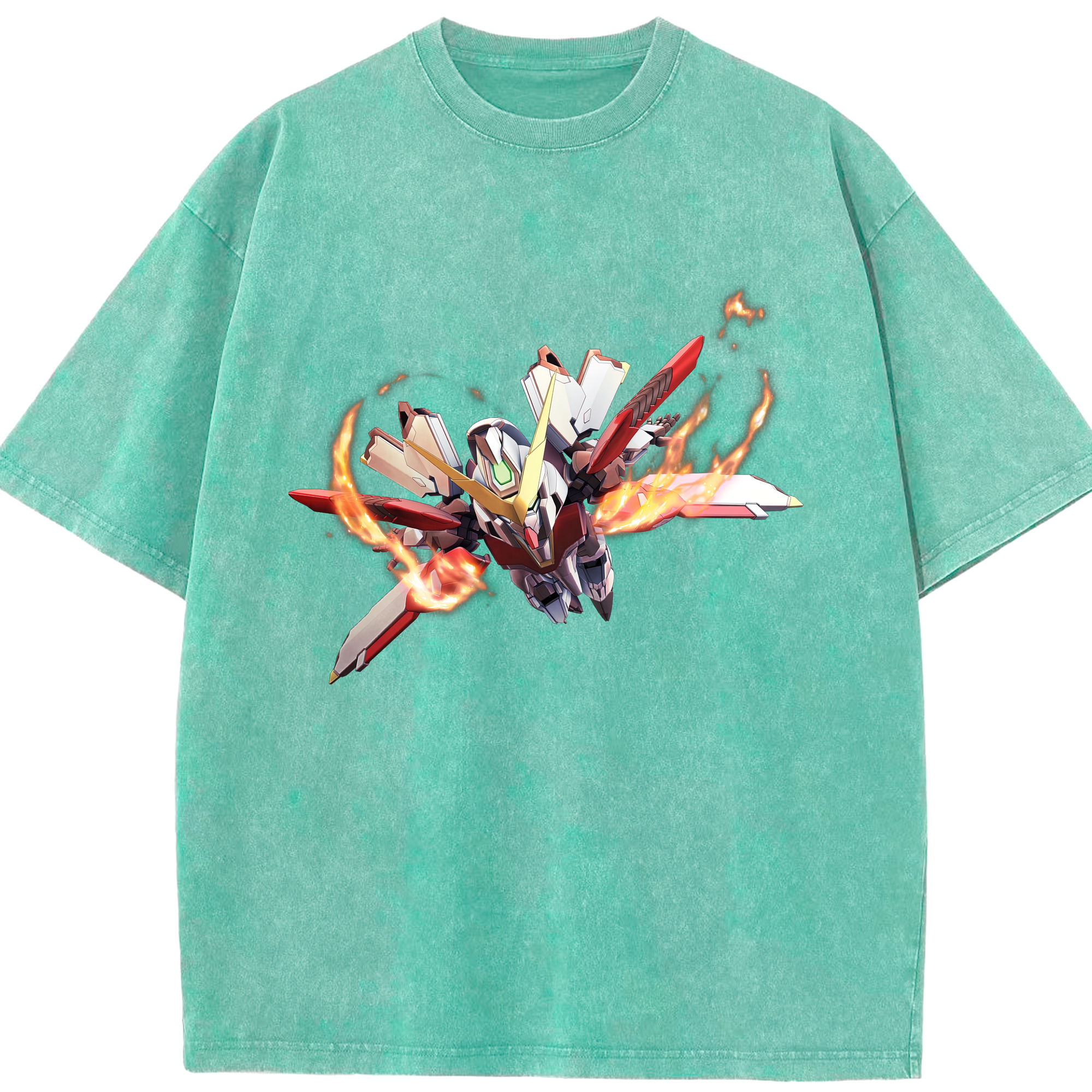 （画像用） 機動戦士ガンダム Mobile Suit Gundam 綿100% ヴィンテージ風 半袖Tシャツ（フロントプリント）